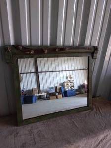 lot 15 image: Nice Mirror with Rustic Accents--37x 27 12