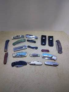 lot 36 image: Nice Selection of Pocket Knives--Some are in rough shape and others are great--See Pics