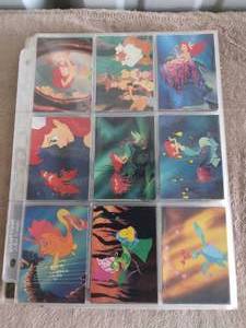 lot 42 image: Huge Lot of 1992 Proset Disney Trading Cards including Beauty and the Beast and The Little Mermaid--Please See Pics