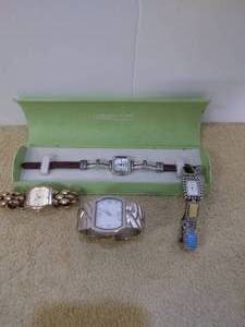 lot 34 image: Nice Lot of 4 Wrist Watches--See Pics