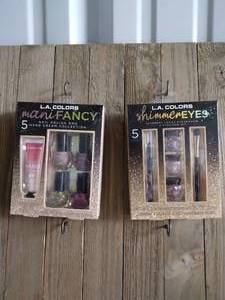 lot 64 image: L.A. Colors Mani Fancy and Shimmer Eyes-NIB-Check them out