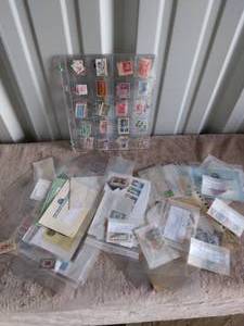 lot 79 image: Large Lot of Random Stamps--Please see pics