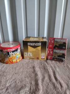 lot 87 image: Brand New Recording Discs and Cassettes
