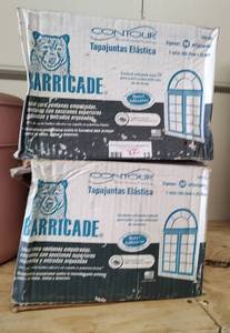 lot 13 image: (2) BOXES OF BARRICADE STRETCHABLE FLASHING TAPE 8 X 75 FT ROLL EACH. (SOLD 2 X THE MONEY) SEARCH IT UP
