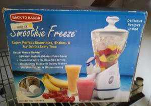 lot 26 image: BACK TO BASICS SMOOTHIE FREEZE IN BOX AS SHOWN. SEE PICTURES