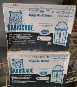 lot 66 image: (2) BOXES OF BARRICADE STRETCHABLE FLASHING TAPE 8 X 75 FT ROLL EACH. (SOLD 2 X THE MONEY) SEARCH IT UP