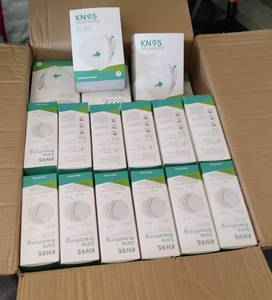lot 80 image: CASE OF KN95 MASKS AS SHOWN. APPROX. 70 BOXES WITH 10 MASKS EACH.