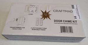 lot 91 image: CRAFTMATE DOOR CHIME KIT IN BOX AS SHOWN.