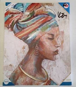 lot 114 image: CANVAS STYLE PRINT AS SHOWN.