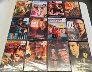 lot 117 image: LOT OF 12 DVDS AS SHOWN.