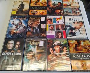 lot 119 image: LOT OF 12 DVDS AS SHOWN.