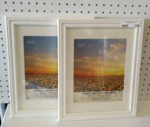 lot 126 image: (2) NEW 10 x 13 PHOTO FRAMES AS SHOWN.