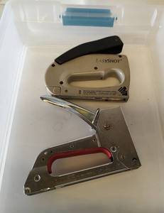 lot 127 image: (2) STAPLERS AS SHOWN.