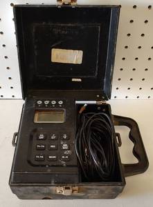 lot 131 image: UNIVERSAL ENTERPRISES DT40 FOUR STATION DIGITAL THERMOMETER WITH CASE AS SHOWN.