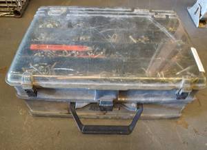 lot 144 image: TOOL BOX WITH CONTENTS AS SHOWN.