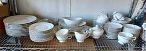 lot 187 image: (85) PIECES OF HARMONY HOUSE FINE CHINA JAPAN DINNERWARE IN REGENCY PATTERN 3688 AS SHOWN. (SOLD 85 X THE MONEY)
