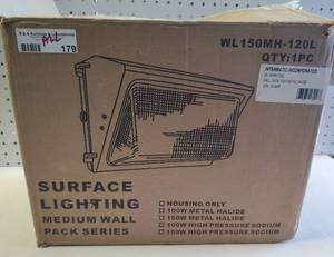 lot 179 image: SURFACE LIGHTING IN BOX AS SHOWN.