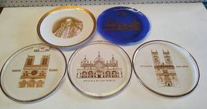 lot 192 image: (5) VINTAGE COLLECTIBLE PLATES AS SHOWN. (SOLD 5 X THE MONEY)
