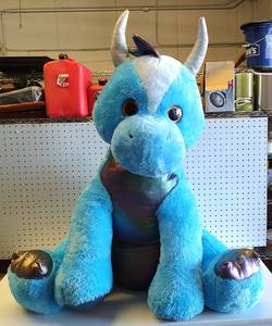 lot 204 image: LARGE SIZE PLUSH ANIMAL AS SHOWN.