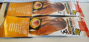 lot 228 image: (2) NEW IN PACKAGE HAIR EXTENSIONS AS SHOWN. (SOLD 2 X THE MONEY)