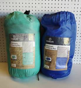 lot 234 image: MAGELLAN SLEEPING BAGS AS SHOWN.