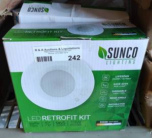 lot 242 image: SUNCO LIGHTING LED RETROFIT KIT AS SHOWN.