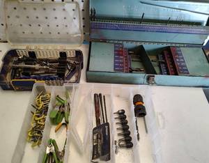 lot 275 image: ASSORTED DRILL BITS AND MORE AS SHOWN.