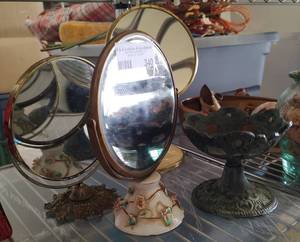 lot 340 image: MIRRORS AND MORE AS SHOWN.