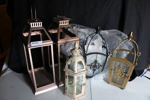 lot 187 image: (5) Lantern assortment