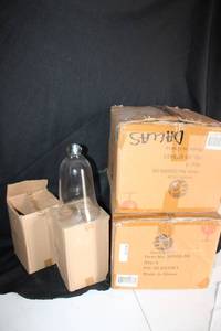 lot 197 image: (10) Clear glass bell jar domes - 9 tall