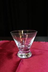 lot 327 image: Foot Martini Glasses with (5) Dish Racks - each holds up to 16 glasses