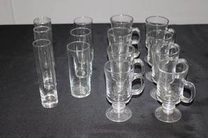 lot 349 image: Misc. Glassware and (1) Dish Rack