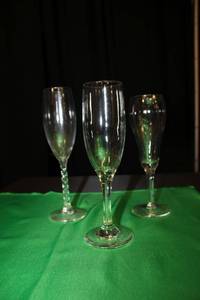 lot 337 image: Champagne Glasses with (2) Dish Racks - each holds up to 36 glasses