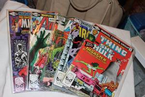lot 52 image: Vintage Comic Books, Marvel and DC Comics,  Please see Photos for titles and condition.