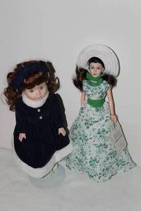 lot 64 image: Vintage Porcelain Doll and Gone with the WindCollectable  Barbie Doll