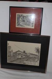 lot 81 image: Sketched Art Pictures