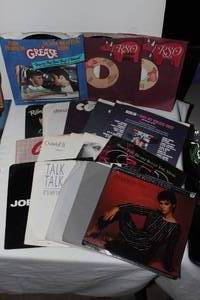 lot 86 image: Selection of 45 records with only sleeves, no covers