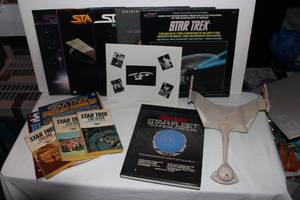 lot 56 image: Stark Trek, Collectors Items Including Albums, Books, Technical Manuals Space Flight Chrology and More