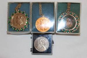 lot 95 image: New Orleans Medallions Necklaces