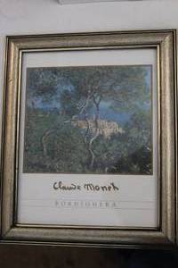 lot 96 image: Framed Monet Bordighera Reprint
