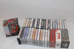 lot 121 image: Selection of Cassettes,Some are still sealed in package.. Titles are shown in Pictures