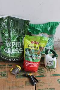 lot 181 image: Grass Seed and various Treatments as shown in pictures