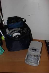lot 203 image: Cpap Machine with Extra Face masks