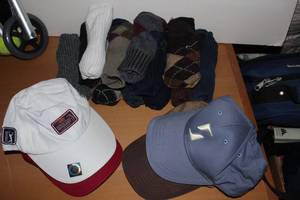 lot 204 image: 13 Pairs of Mens Socks and Baseball Caps