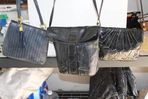 lot 243 image: Four Ladies Purses, One is Genuine Snakes Skin Leather, an Obsession Branded one and others as shown
