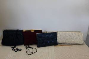 lot 247 image: Vintage Clutches most with Silk Lining, Walberg, mantessa