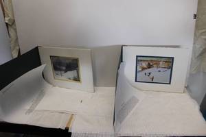 lot 258 image: Museum Issued Art Prints, Theodore Wendels Winter at Ipswich and Willard L. Metcalfs White Veil