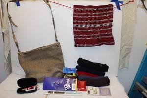 lot 260 image: Ladies Shoulder Purse, Womens Socks and Stockings, And other Ladies Items as shown
