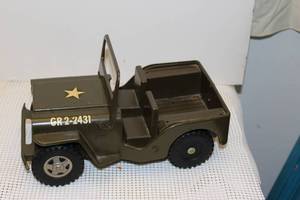 lot 268 image: Vintage Tonka Army Jeep