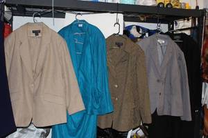 lot 277 image: Ladies Blazers, Ralph Lauren and other Brands, 22W and 24W,